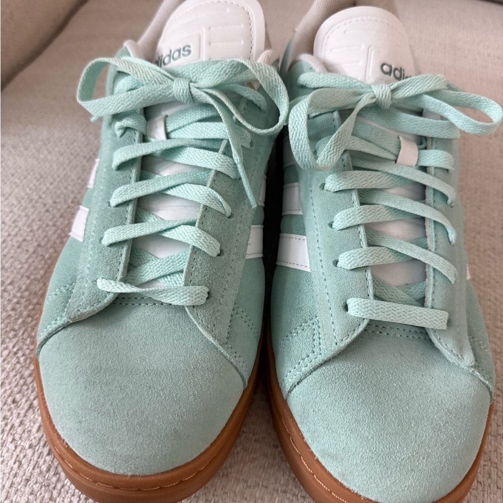 Adidas Women's Pastel Green Sneakers